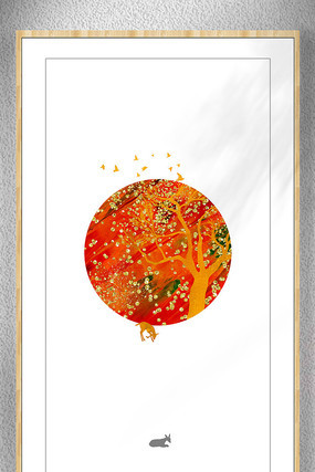 油彩油墨画禅意油画 油彩油墨画禅意油画