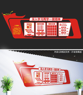 学习两学一做党建文化墙 学习两学一做党建文化墙