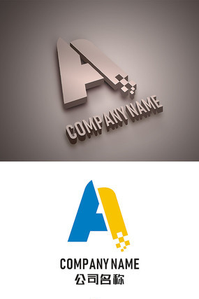字母A标志LOGO设计 字母A标志LOGO设计