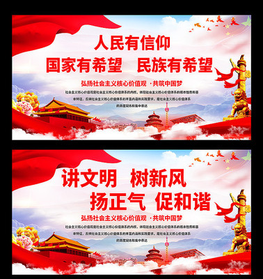 创建文明城市社区党建展板 创建文明城市社区党建展板