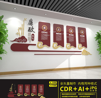 党建室传统廉政文化墙 党建室传统廉政文化墙