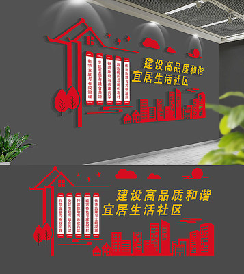 建设美好社区文化墙 建设美好社区文化墙