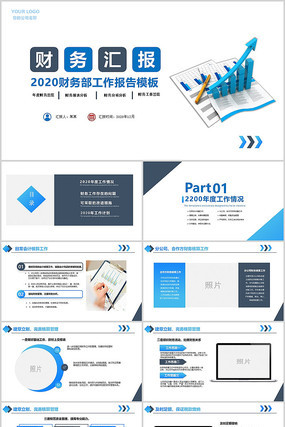 大气2020财务工作汇报年终总结ppt 大气2020财务工作汇报年终总结ppt