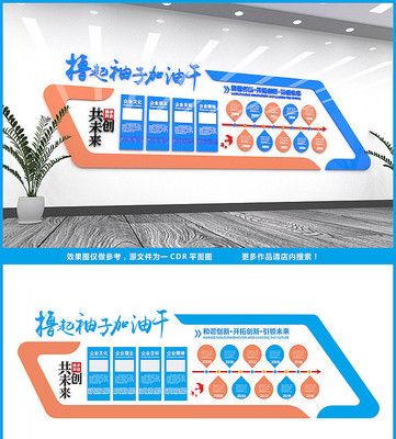 大气企业文化墙 大气企业文化墙