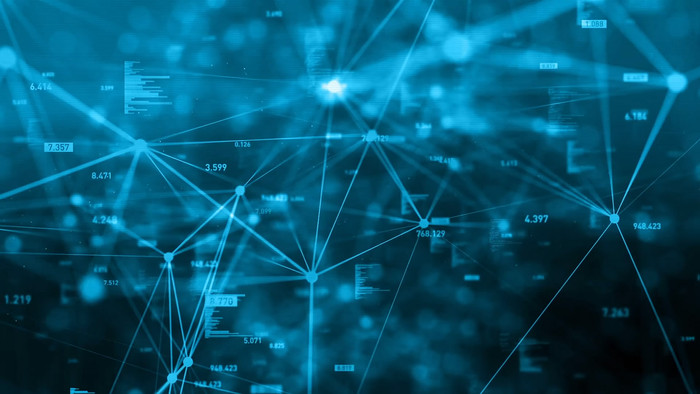 科技蓝色线条大数据分析视频素材 科技蓝色线条大数据分析视频素材