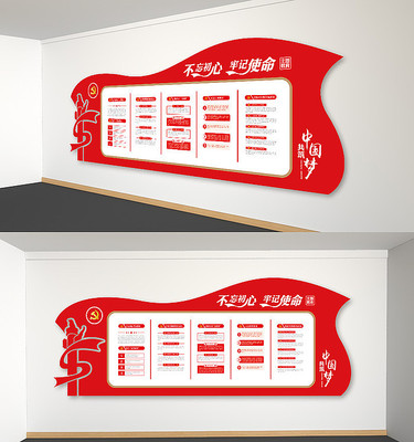 不忘初心守初心担使命党建主题教育文化墙 不忘初心守初心担使命党建主题教育文化墙