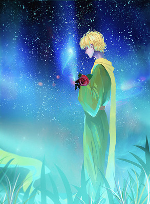 小王子原创插画 小王子原创插画