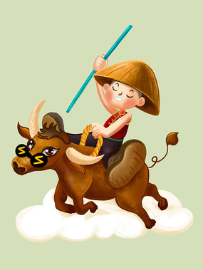 免费素材 矢量素材 矢量人物 卡通形象 农夫快乐地赶马车