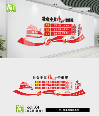 社会主义核心价值观文化墙 社会主义核心价值观文化墙
