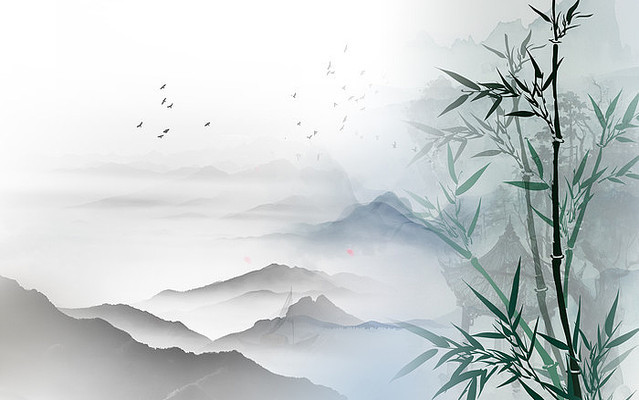 �߶˼�Լ����ɽˮ����ǽ PSD