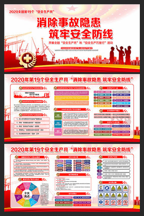 2020年安全生产月宣传展板 2020年安全生产月宣传展板