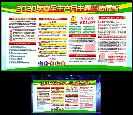 2020全国安全月活动展板 2020全国安全月活动展板