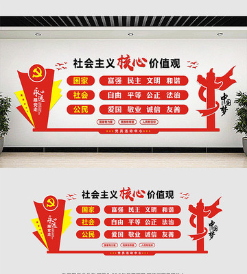 党建文化墙设计模板 党建文化墙设计模板