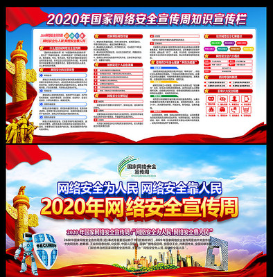 2020年国家网络安全宣传周展板 2020年国家网络安全宣传周展板