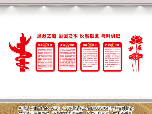 廉政文化宣传展板 廉政文化宣传展板