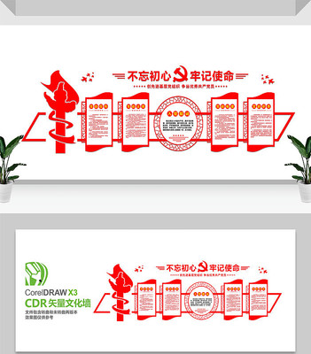 党员活动室文化墙 党员活动室文化墙