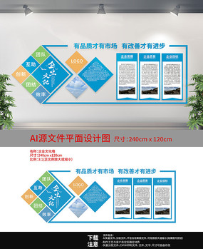 ��ҵ��ɫ�Ļ�չʾǽ