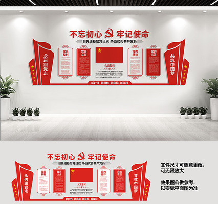 党建宣传展板设计 党建宣传展板设计