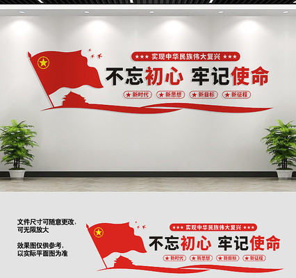 不忘初心党建文化墙标语 不忘初心党建文化墙标语