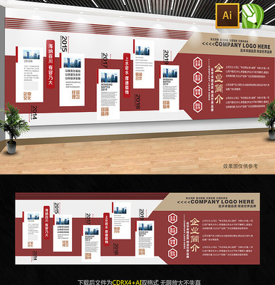 公司企业文化墙背景墙展板 公司企业文化墙背景墙展板