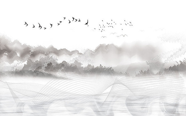 ������������ɽˮ����ǽ PSD