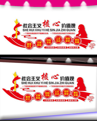社会主义核心价值观文化墙 社会主义核心价值观文化墙