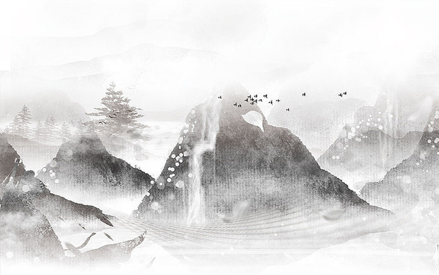 ����߶˵���ɽˮ����ǽ PSD