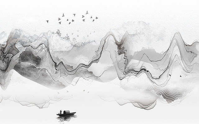 ����ʱ������ɽˮ����ǽ PSD