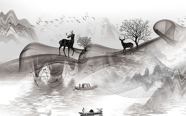 ʱ����ʽɽˮ����ǽ PSD