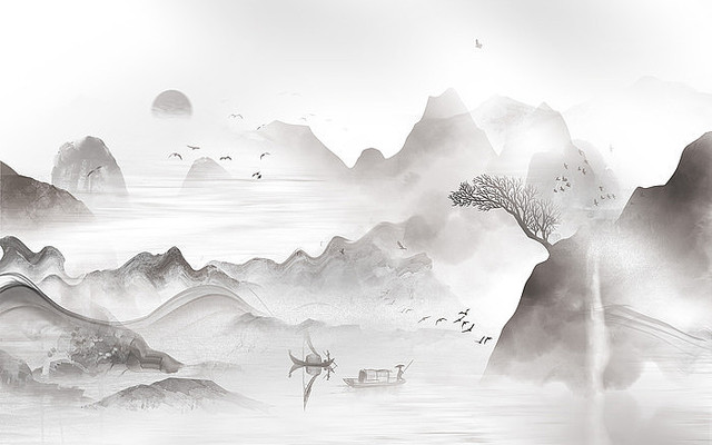 ����ʱ��ɽˮ����ǽ PSD