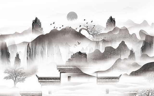 �����Լɽˮ����ǽ PSD