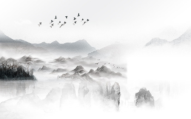 �������ɽˮ����ǽ PSD