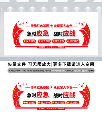 民兵之家文化墙 民兵之家文化墙