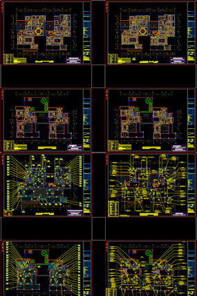 新中式别墅装修CAD施工图 CAD
