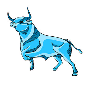 大青牛插画