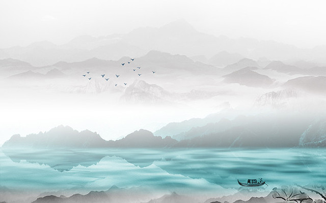 高清抽象山水背景墙 高清抽象山水背景墙