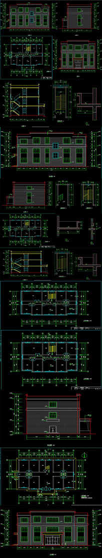 ש��ṹ�칫¥CADʩ��ͼ