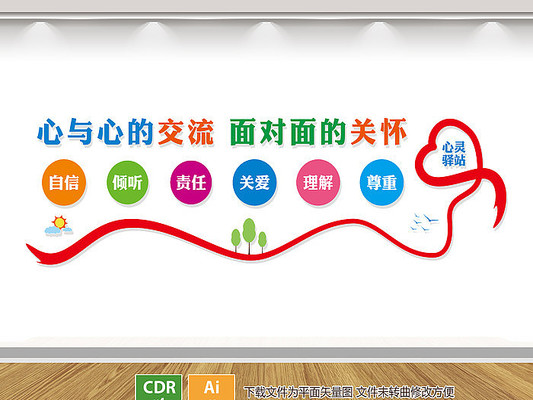 心理咨询室文化墙 心理咨询室文化墙