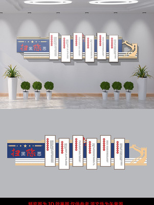 扫黑除恶警队文化墙 扫黑除恶警队文化墙