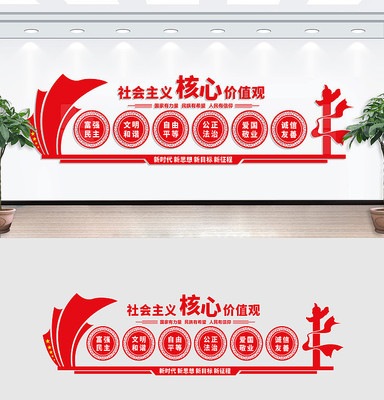 社会主义核心价值观文化墙 社会主义核心价值观文化墙