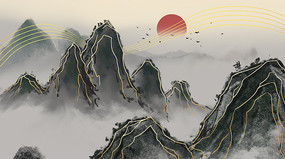 �ֻ�ˮī���ŷ�ɽˮ�羰