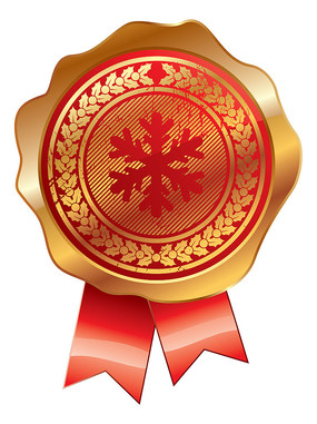 金色勋章png免抠图