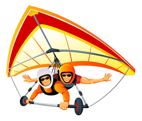 滑翔卡通高清png免抠元素