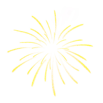 烟花手绘元素 烟花手绘元素