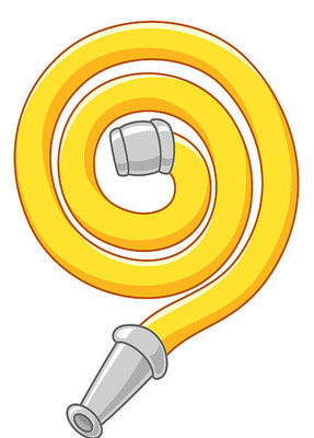 消防水带插画 消防水带插画