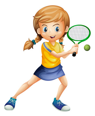 运动网球女孩 运动网球女孩