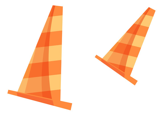 路障装饰素材 路障装饰素材