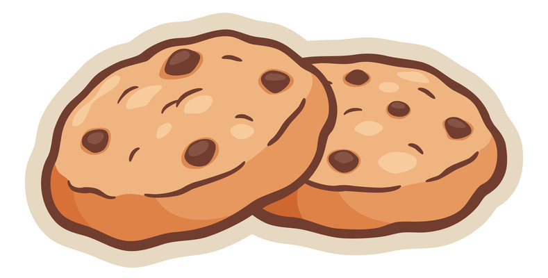 巧克力饼美食手绘 巧克力饼美食手绘