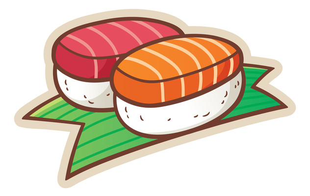 寿司美食手绘素材 寿司美食手绘素材
