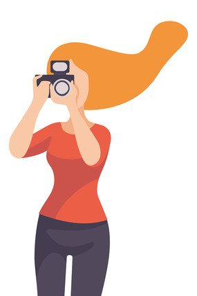 单独拍摄的女生手绘 单独拍摄的女生手绘